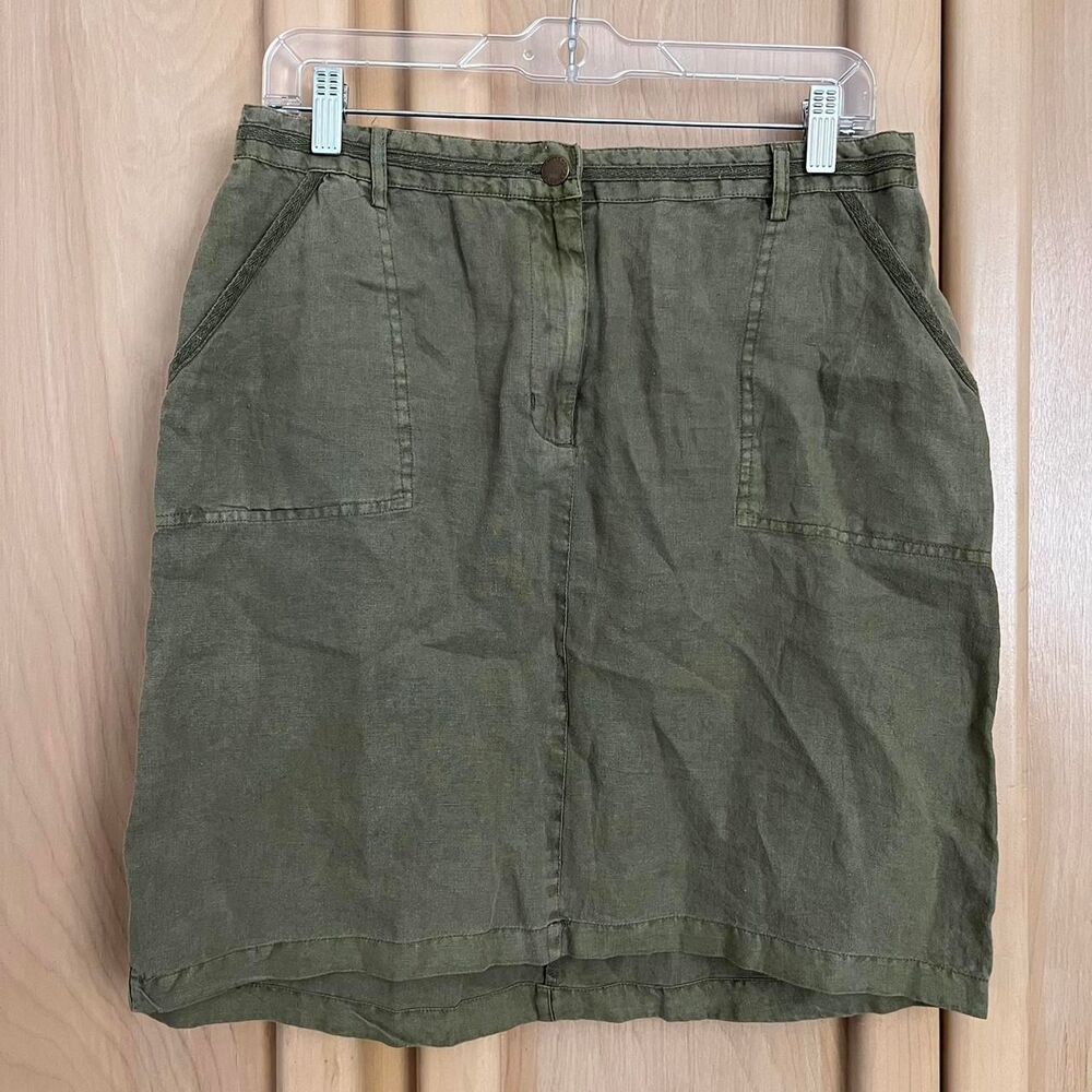Unbranded Women's Green and Khaki Skirt